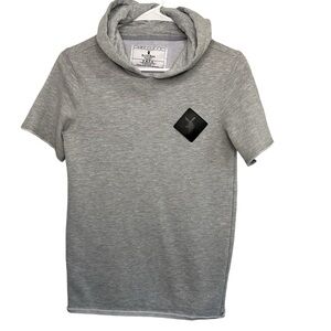 Dutch Bros SMALL Gray Short Sleeve Hoodie DB 1992